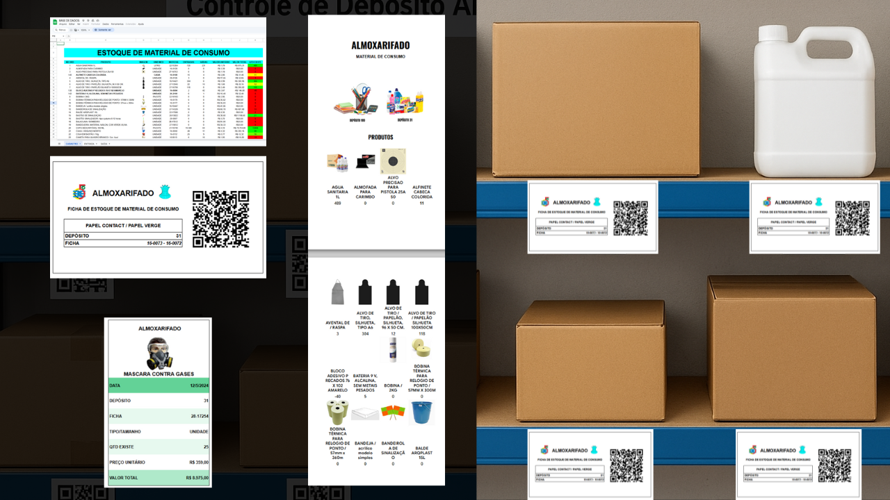 Controle de Depósito Almoxarifado